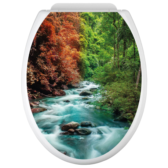 Adesivo per copriwater - WC - Fiume