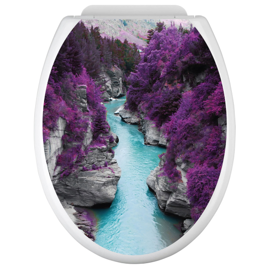 Adesivo per copriwater - WC - Fiume