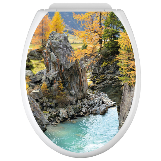 Adesivo per copriwater - WC - Fiume