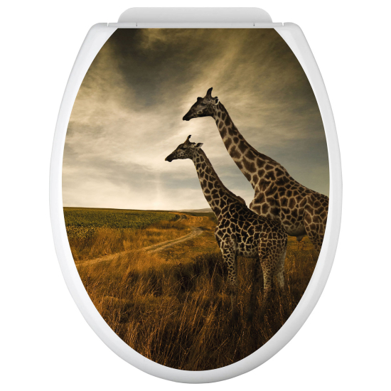 Adesivo per copriwater - WC - Giraffe