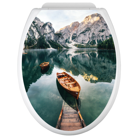 Adesivo per copriwater - WC - Lago Bateaux