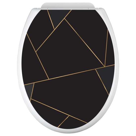 Adesivo per copriwater - WC - Motivo geometrico