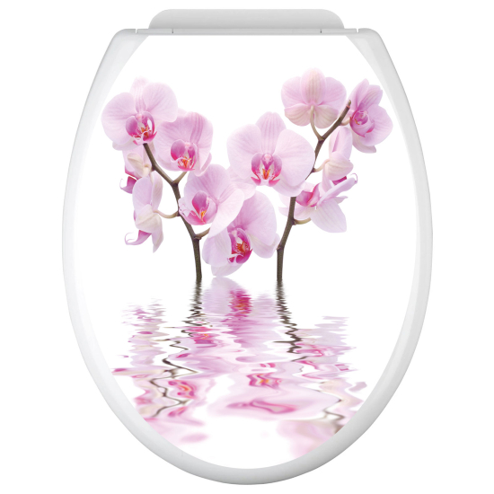 Adesivo per copriwater - WC - Orchidee