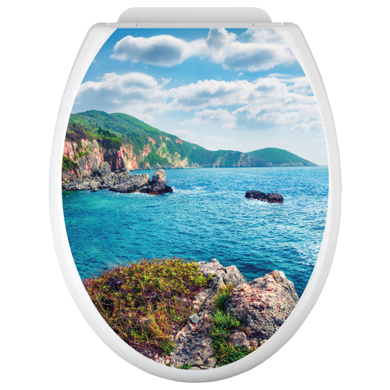 Adesivo per copriwater - WC - Vista Mare