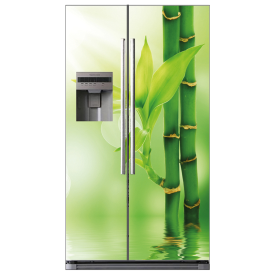 Adesivo per frigo americano - Bambù