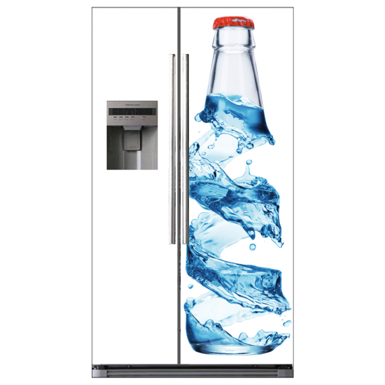 Adesivo per frigo americano - Bottiglia