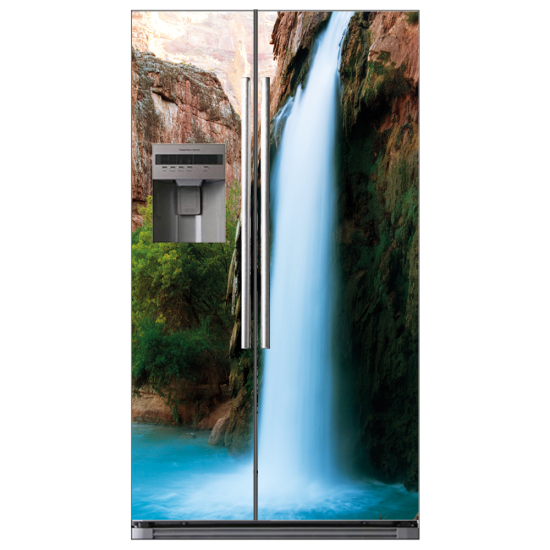 Adesivo per frigo americano - Cascata