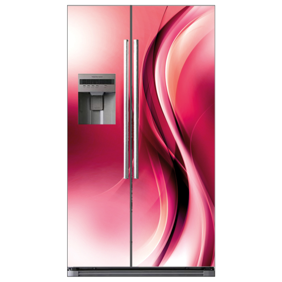 Adesivo per frigo americano - Design vago