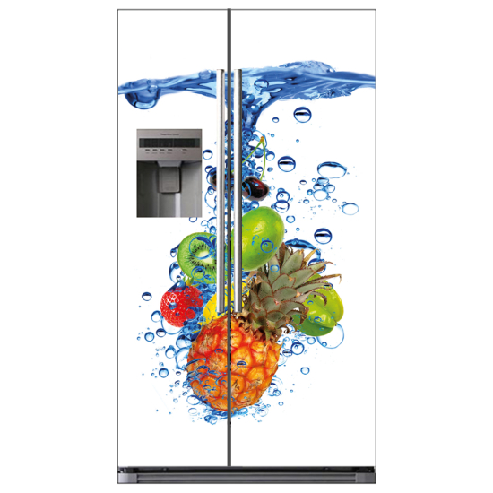 Adesivo per frigo americano - Frutti