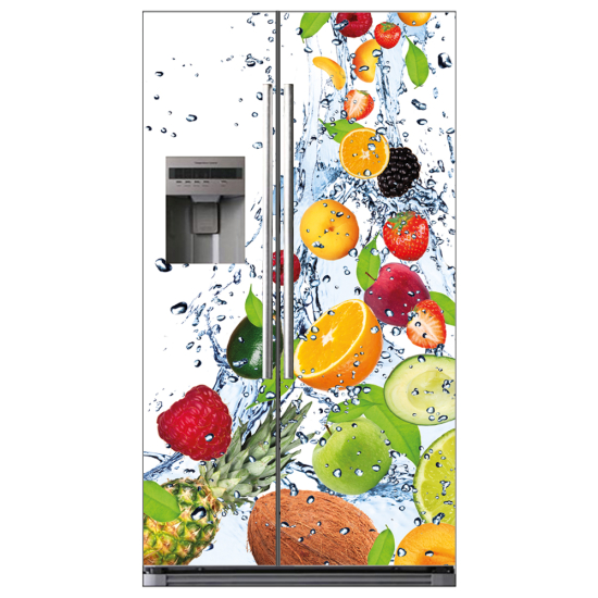 Adesivo per frigo americano - Frutti