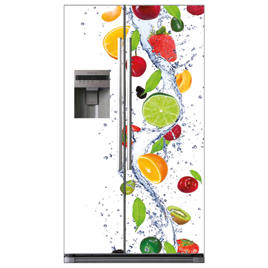 Adesivo per frigo americano - Frutti