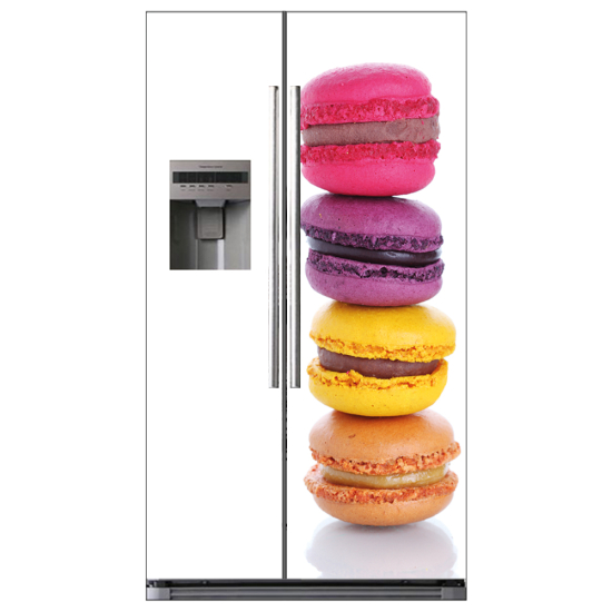 Adesivo per frigo americano - Macarons