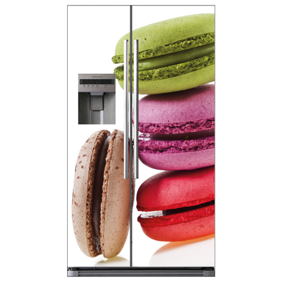 Adesivo per frigo americano - Macarons