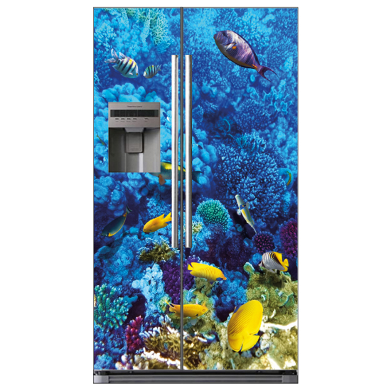 Adesivo per frigo americano - Oceano