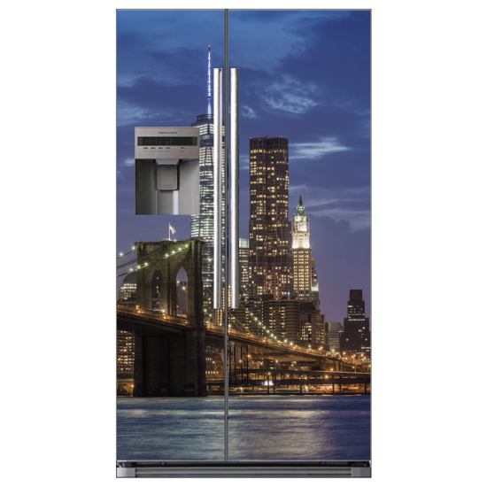 Adesivo per frigo americano - Ponte Brooklyn Bridge NY