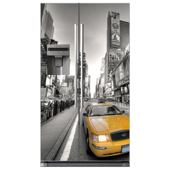 Adesivo per frigo americano - Taxi New York