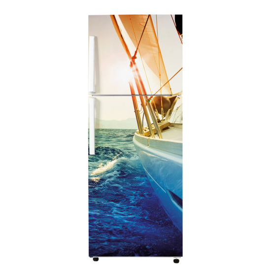 Adesivo Per Frigo - Barca a vela