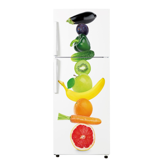 Adesivo Per Frigo - Frutta e Verdura