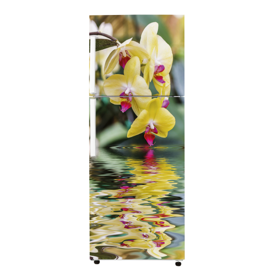 Adesivo Per Frigo - Orchidee