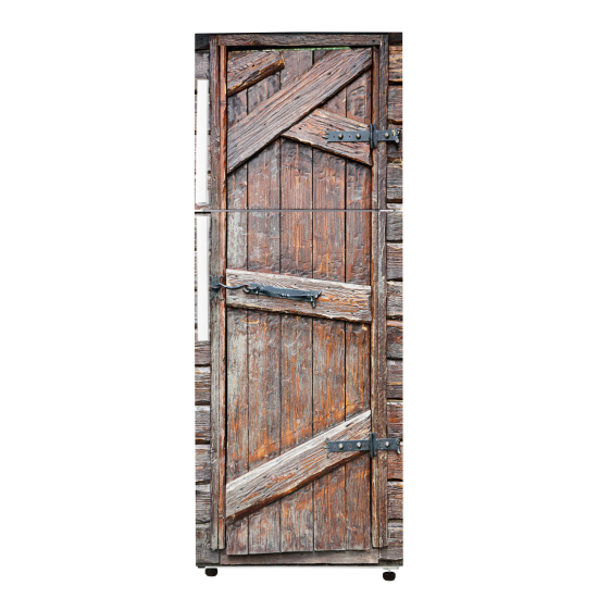 Adesivo Per Frigo - Porta Legno