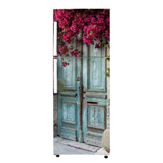 Adesivo Per Frigo - Porta Legno
