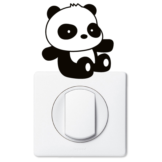 Adesivo per interruttore - Panda