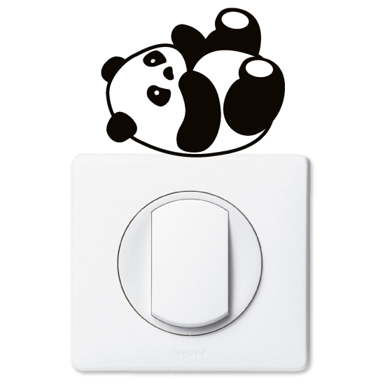 Adesivo per interruttore - Panda