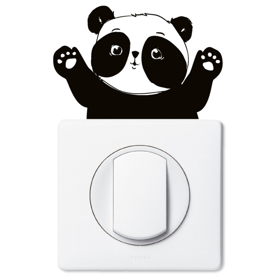 Adesivo per interruttore - Panda