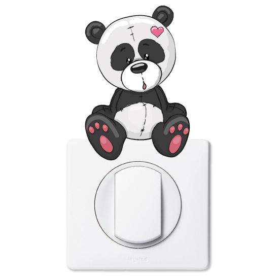 Adesivo per interruttore - Panda
