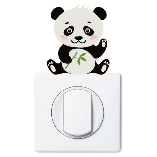 Adesivo per interruttore - Panda