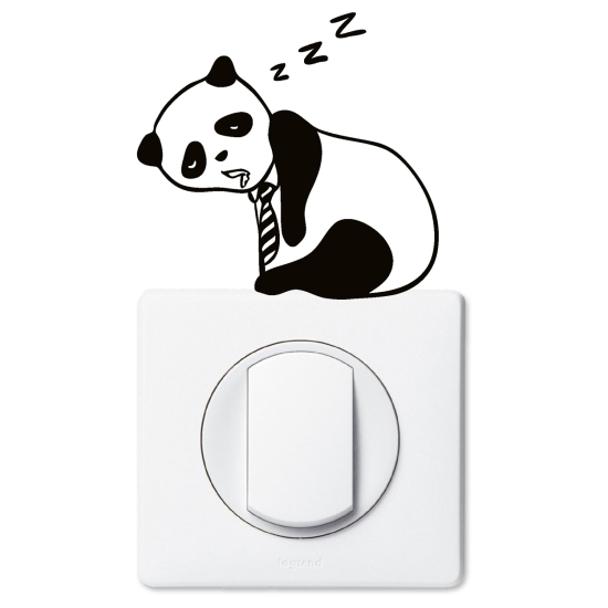 Adesivo per interruttore - Panda