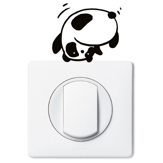 Adesivo per interruttore - Panda