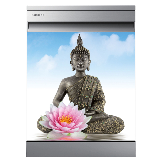 Adesivo per lavastoviglie - Buddha zen