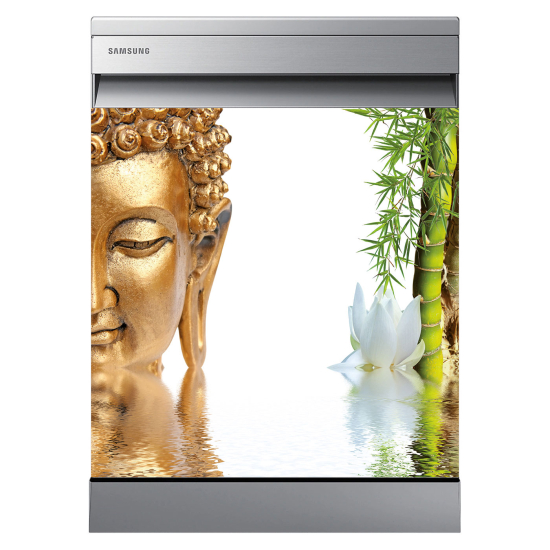 Adesivo per lavastoviglie - Buddha zen