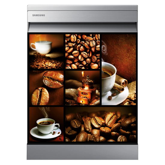 Adesivo per lavastoviglie - Caffè