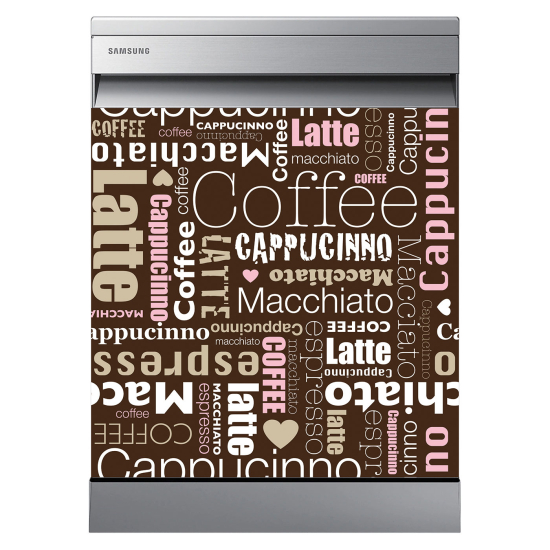 Adesivo per lavastoviglie - Caffè