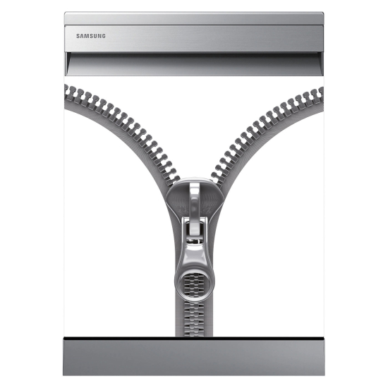 Adesivo per lavastoviglie - Chiusura con zip