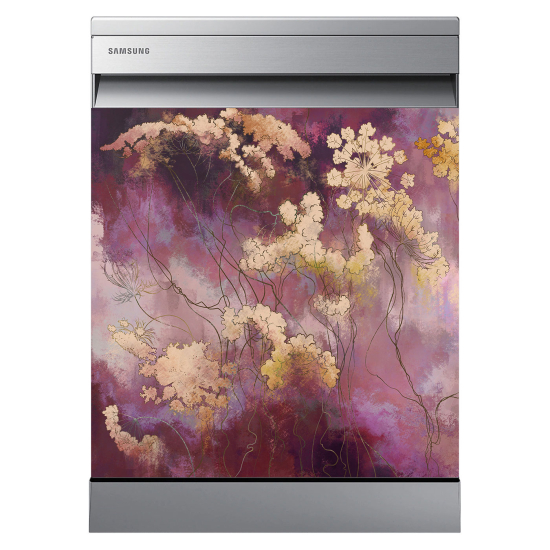 Adesivo per lavastoviglie - Fiori