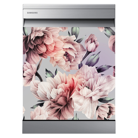Adesivo per lavastoviglie - Fiori