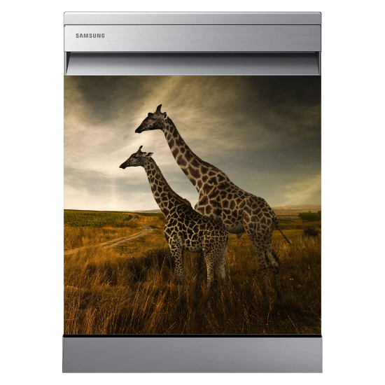 Adesivo per lavastoviglie - Giraffe