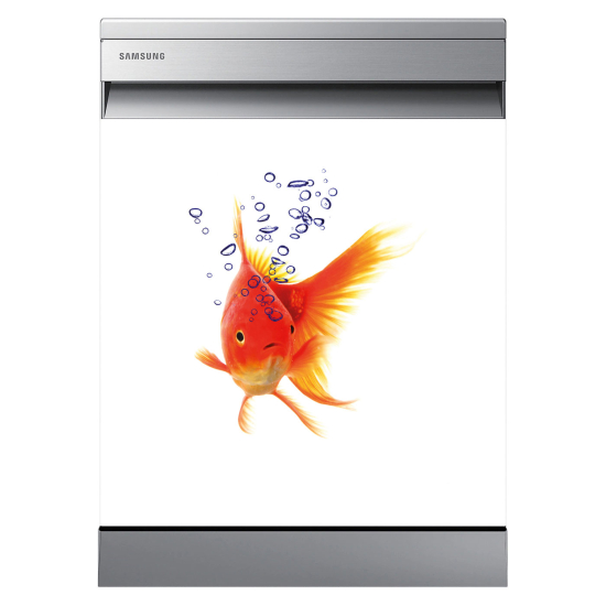 Adesivo per lavastoviglie - Pesce rosso