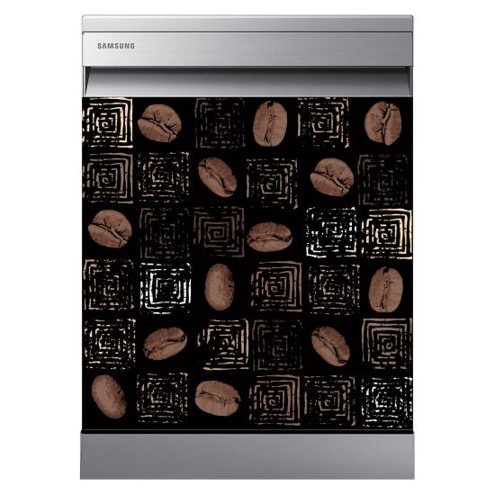 Adesivo per lavastoviglie - Semi di Caffè