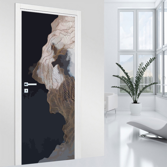Adesivo per porta - Astratto