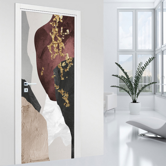 Adesivo per porta - Astratto