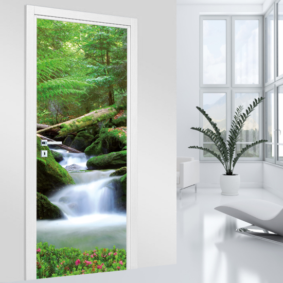 Adesivo per porta - Cascata