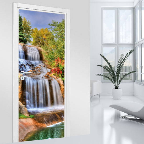 Adesivo per porta - Cascata