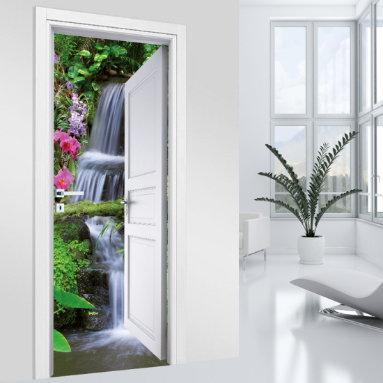 Adesivo per porta - Cascate