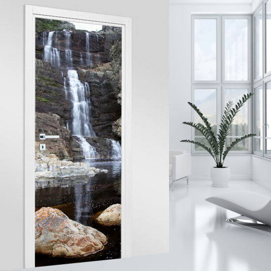 Adesivo per porta - Cascate