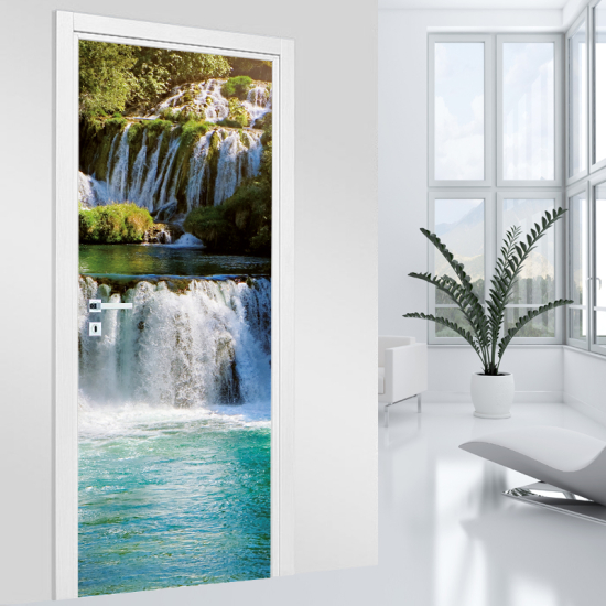 Adesivo per porta - Cascate