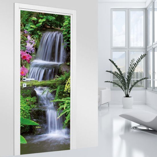 Adesivo per porta - Cascate